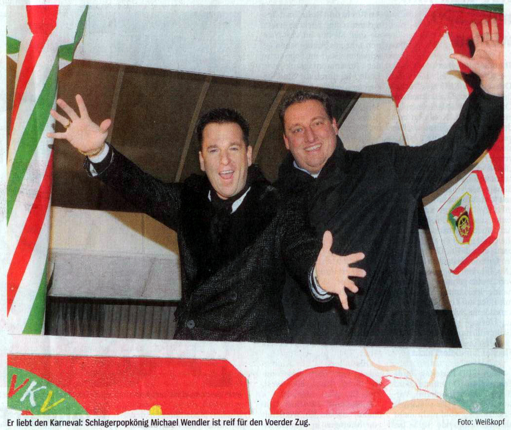 Der Wendler und Der Schmitz Karnevalszug in Voerde